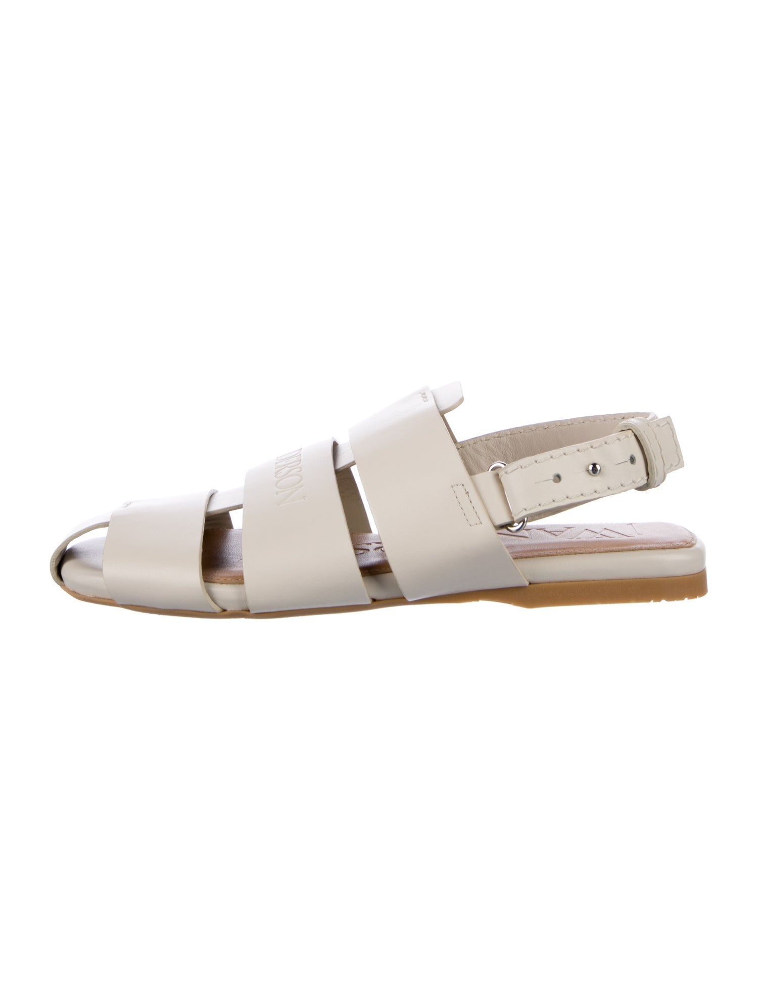 J.W. Anderson Leather Slingback Sandals