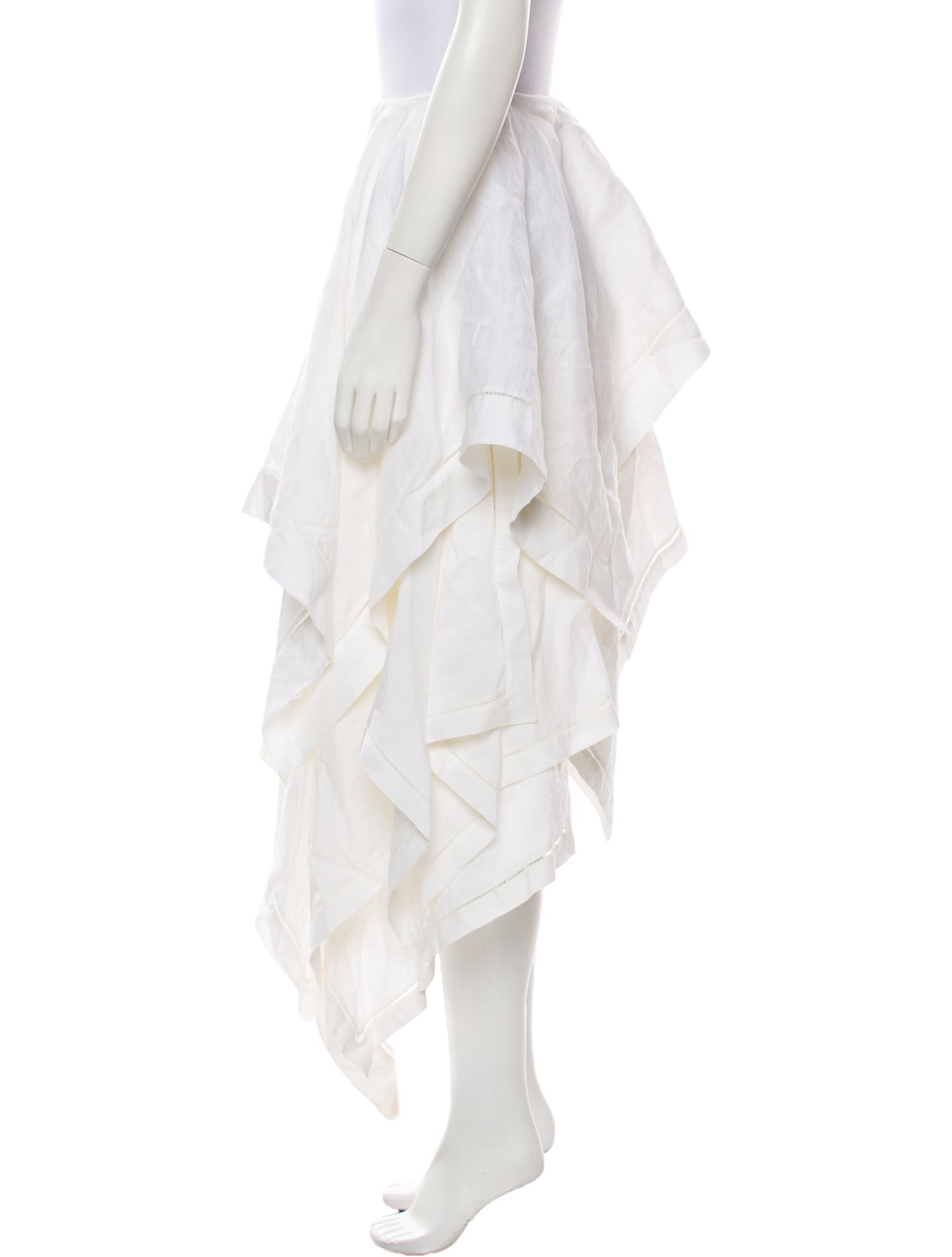 J.W. Anderson Linen Midi Length Skirt