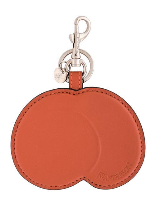 J.W. Anderson orange leather keychain charm