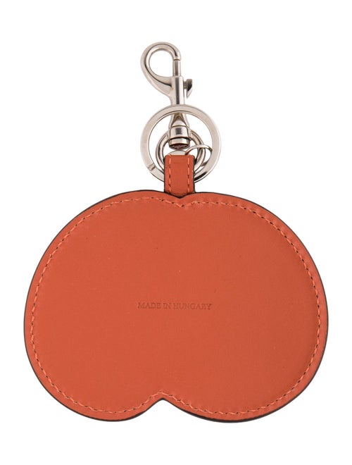 J.W. Anderson orange leather keychain charm