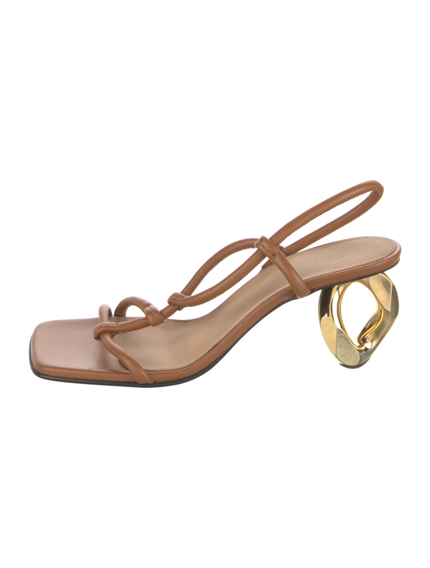 J.W. Anderson Leather Slingback Sandals