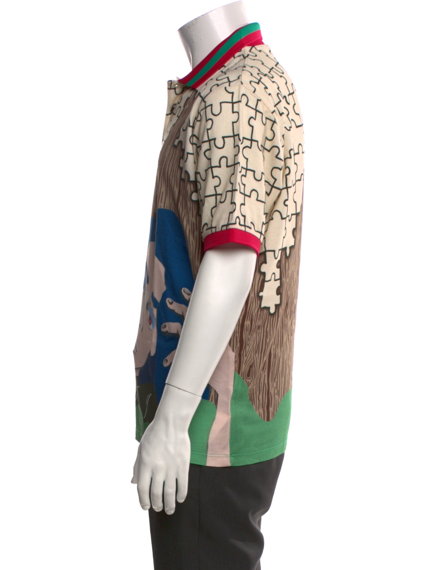 J.W. Anderson Printed Crew Neck Polo Shirt