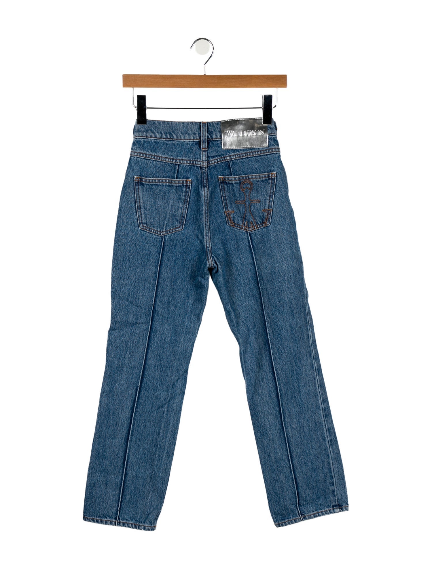 J.W. Anderson Mid-Rise Straight Leg Jeans