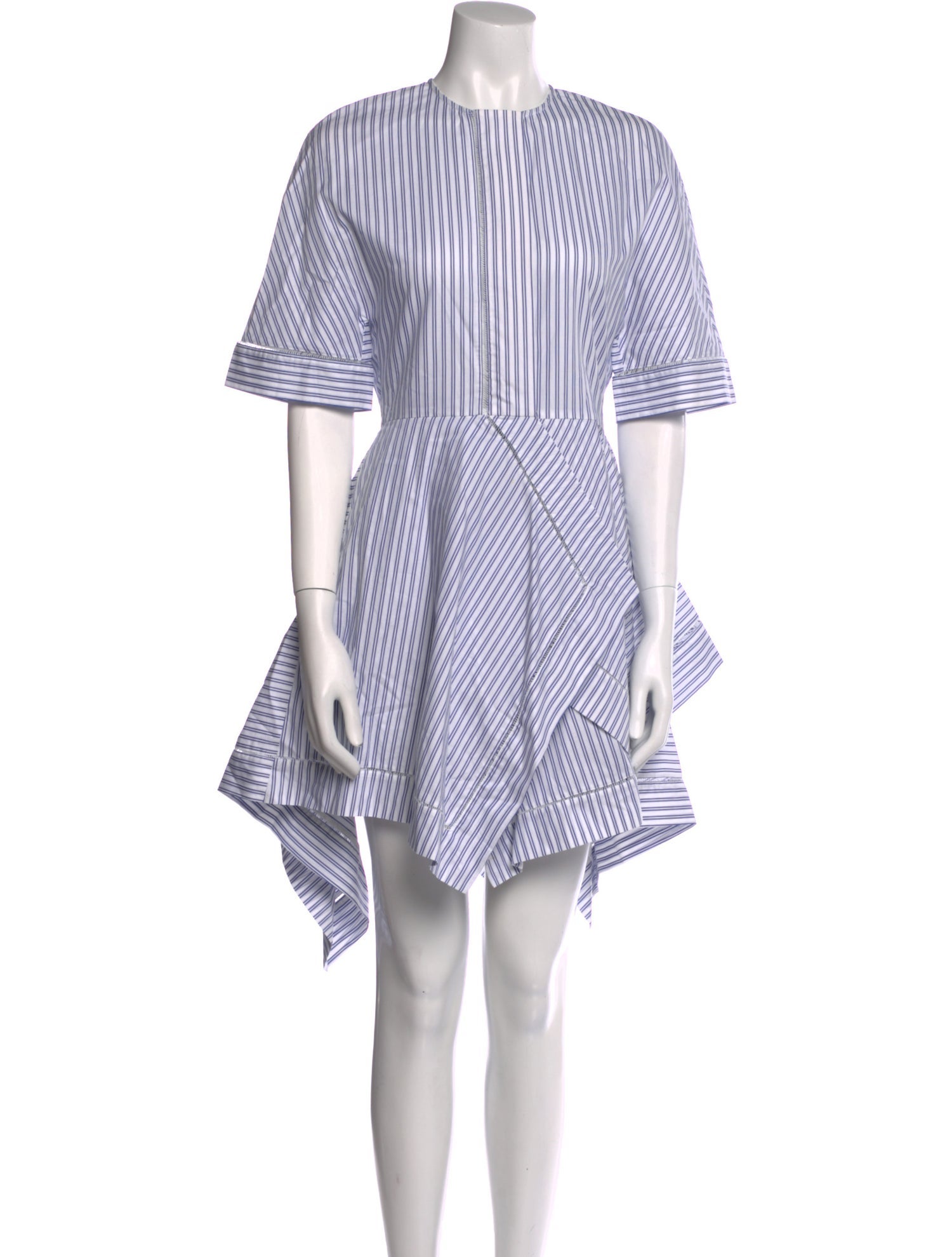 J.W. Anderson Striped Knee-Length Dress