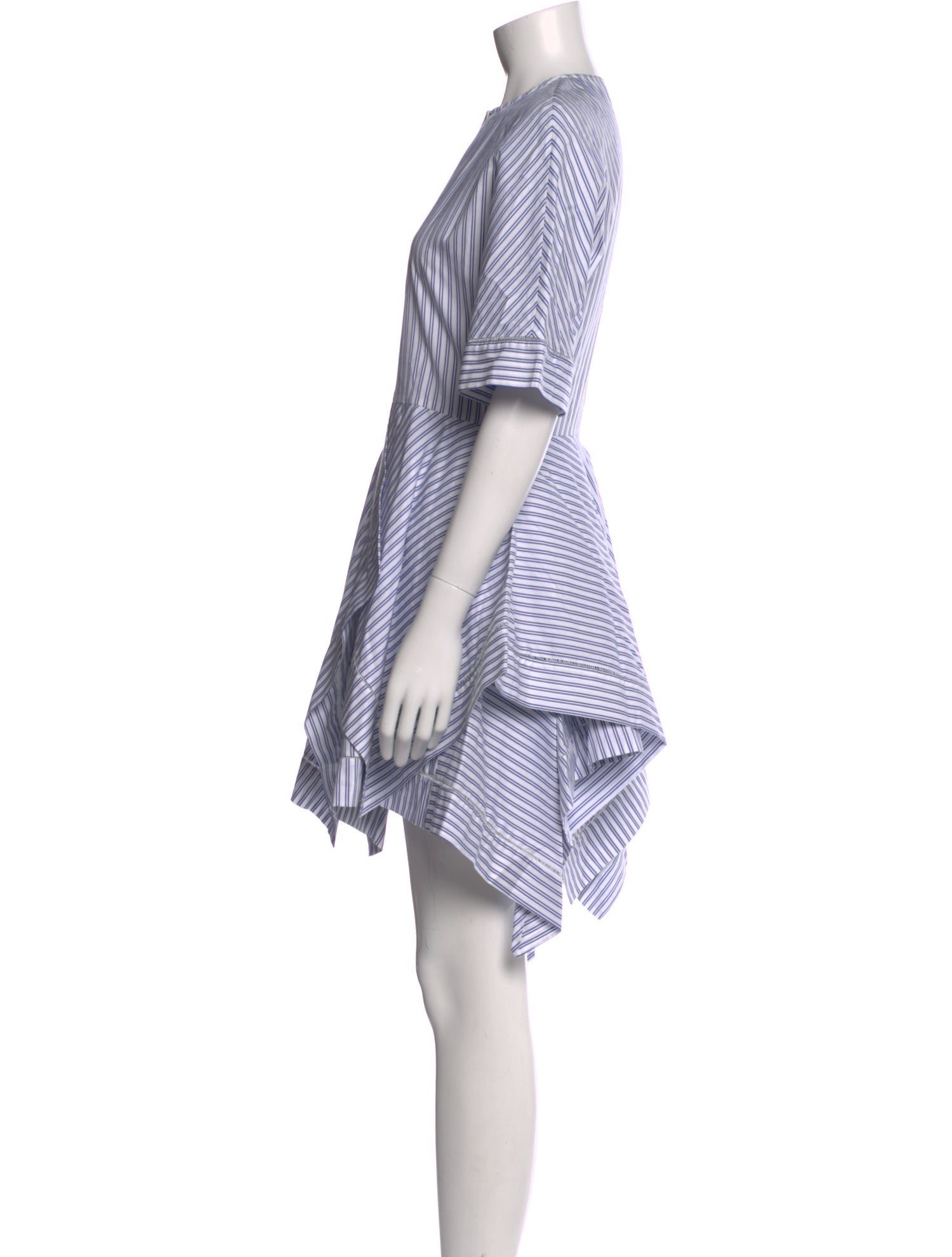 J.W. Anderson Striped Knee-Length Dress