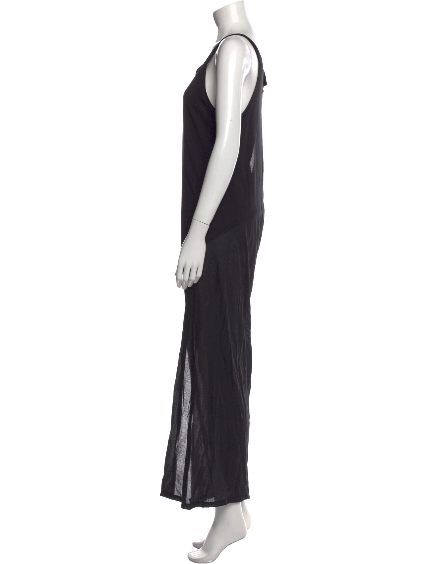 J.W. Anderson Square Neckline Long Dress