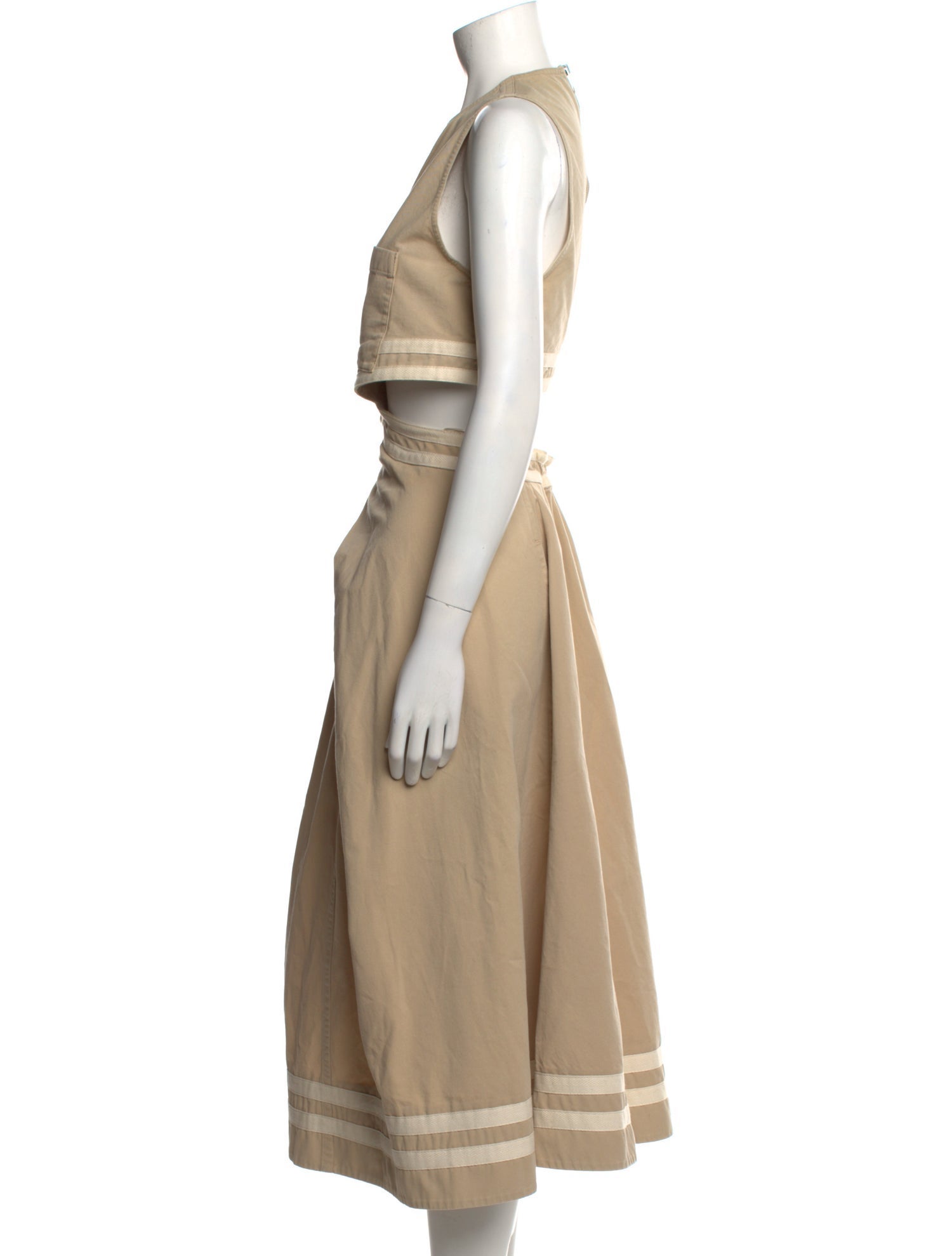 J.W. Anderson Crew Neck Long Dress