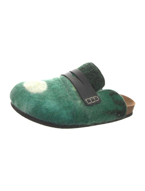 J.W. Anderson Wool Leather Trim Embellishment Mules