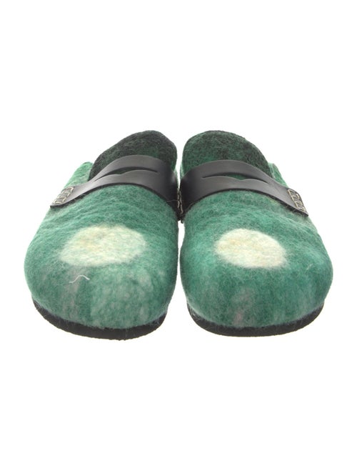 J.W. Anderson Wool Leather Trim Embellishment Mules