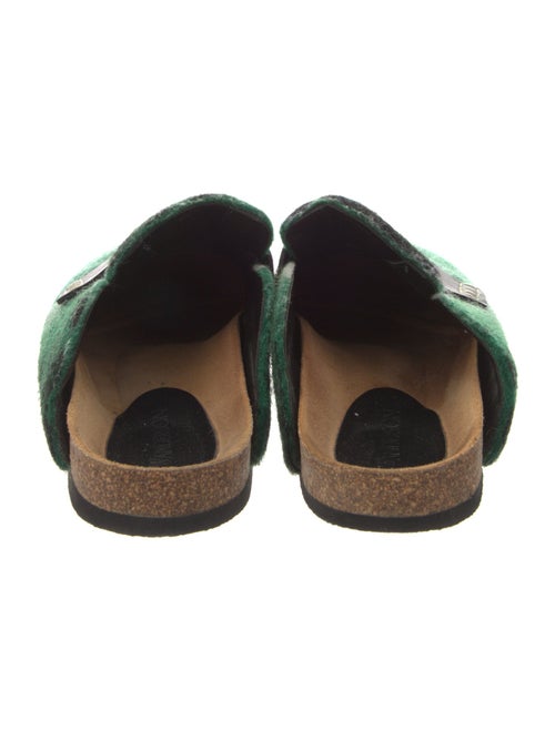 J.W. Anderson Wool Leather Trim Embellishment Mules
