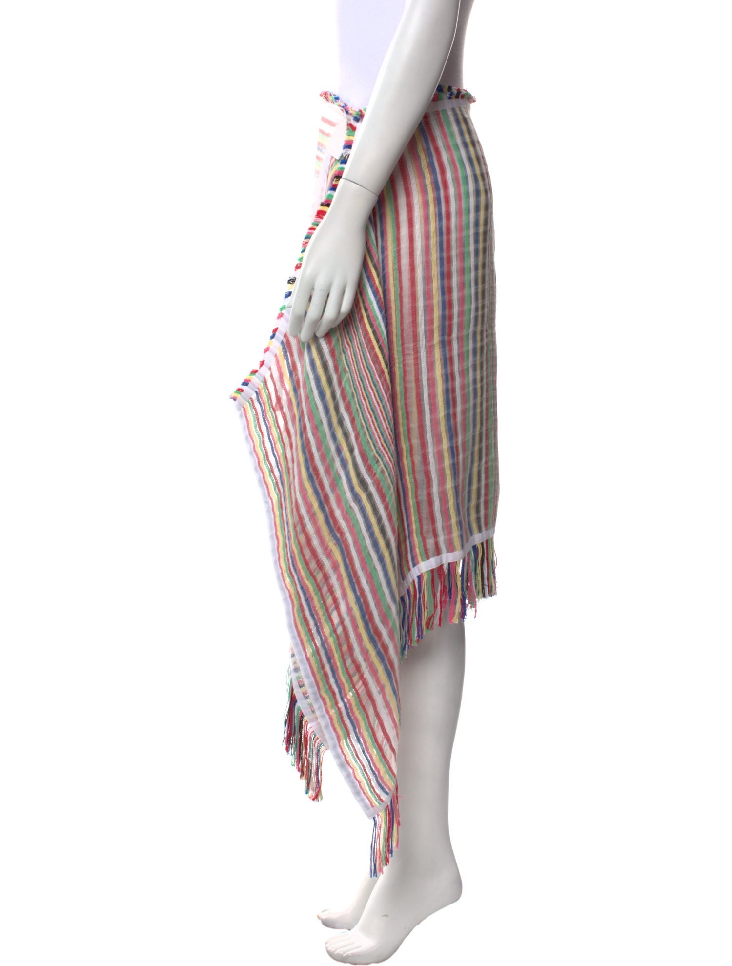J.W. Anderson Striped Midi Length Skirt