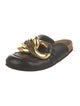 J.W. Anderson Leather Chain-Link Accents Mules