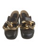 J.W. Anderson Leather Chain-Link Accents Mules