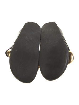 J.W. Anderson Leather Chain-Link Accents Mules