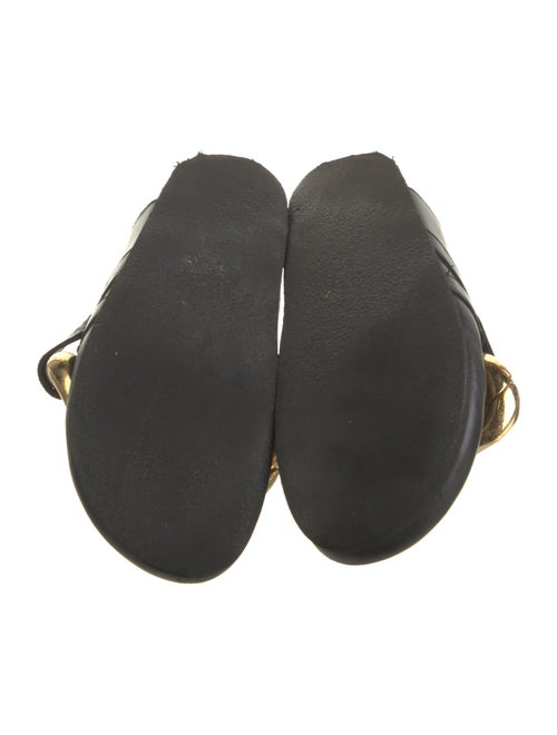 J.W. Anderson Leather Chain-Link Accents Mules