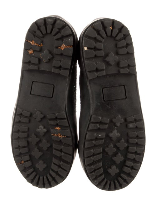 J.W. Anderson Glitter Colorblock Pattern Combat Boots