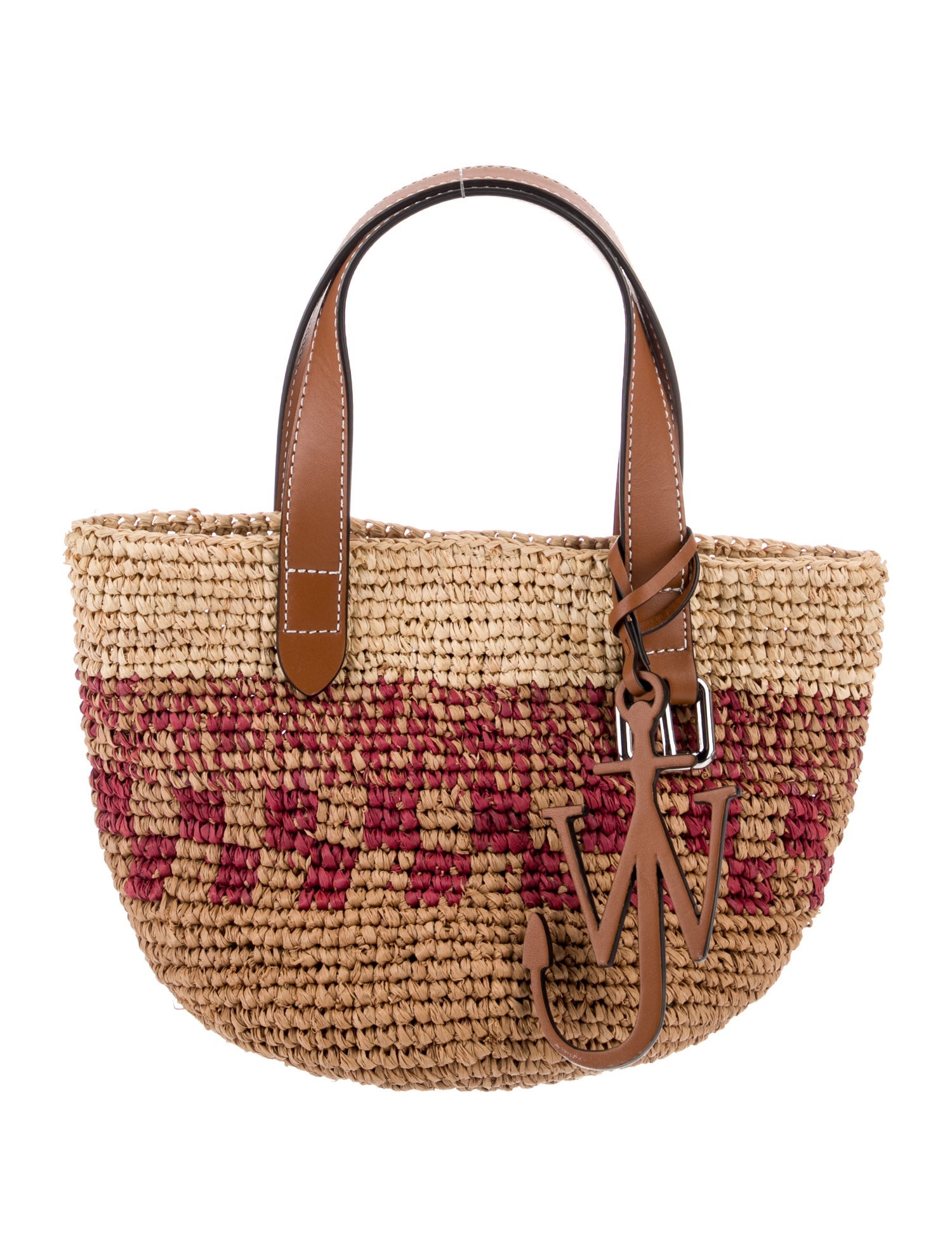 J.W. Anderson Straw Top Handle Bag