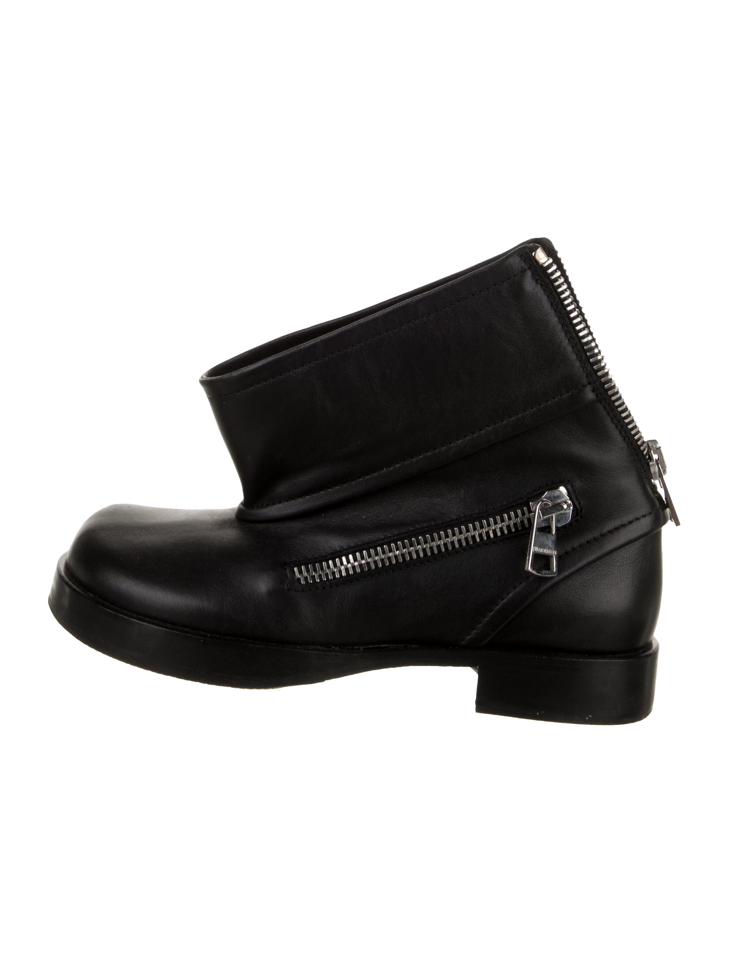 J.W. Anderson Leather Moto Boots