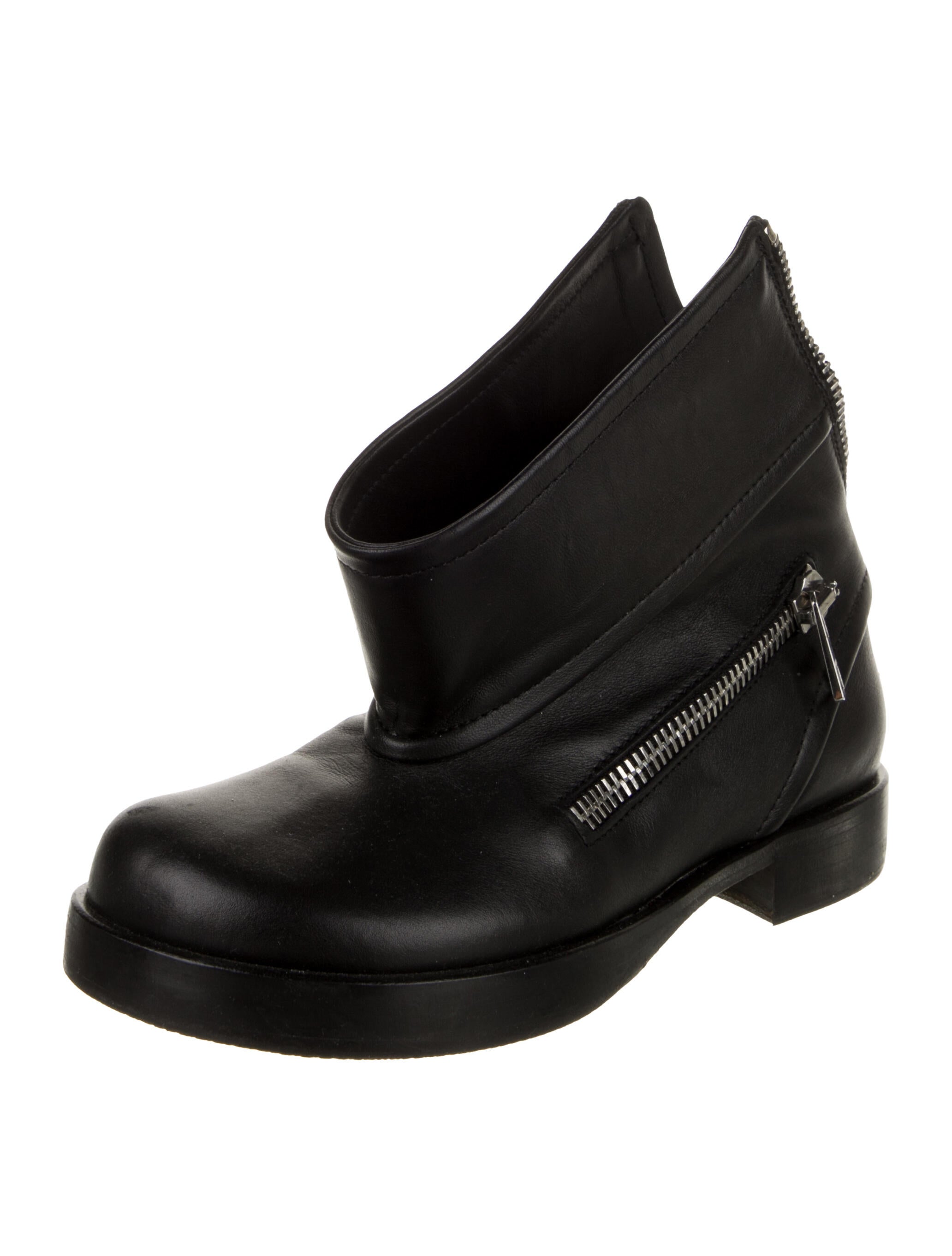 J.W. Anderson Leather Moto Boots