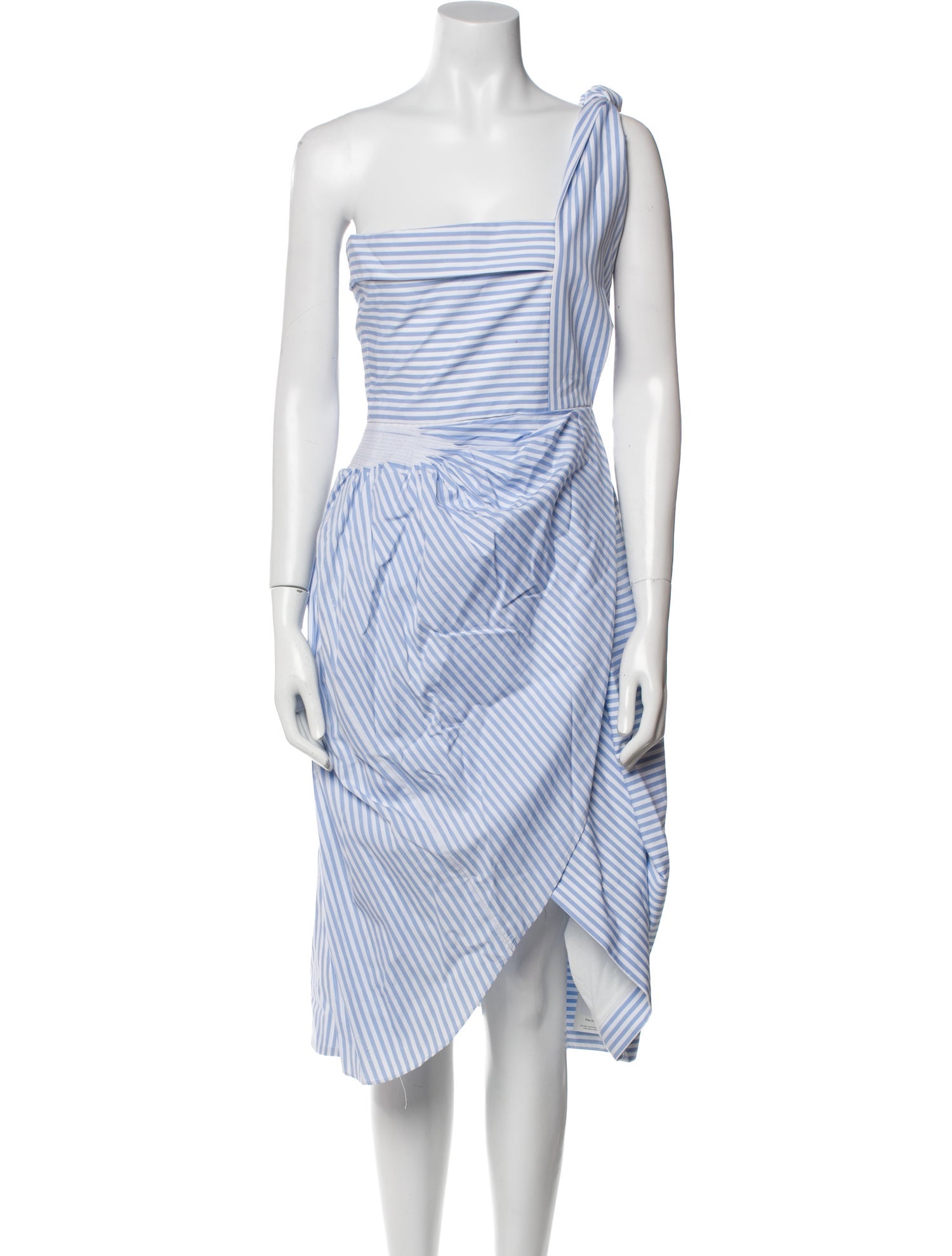 J.W. Anderson Striped Midi Length Dress