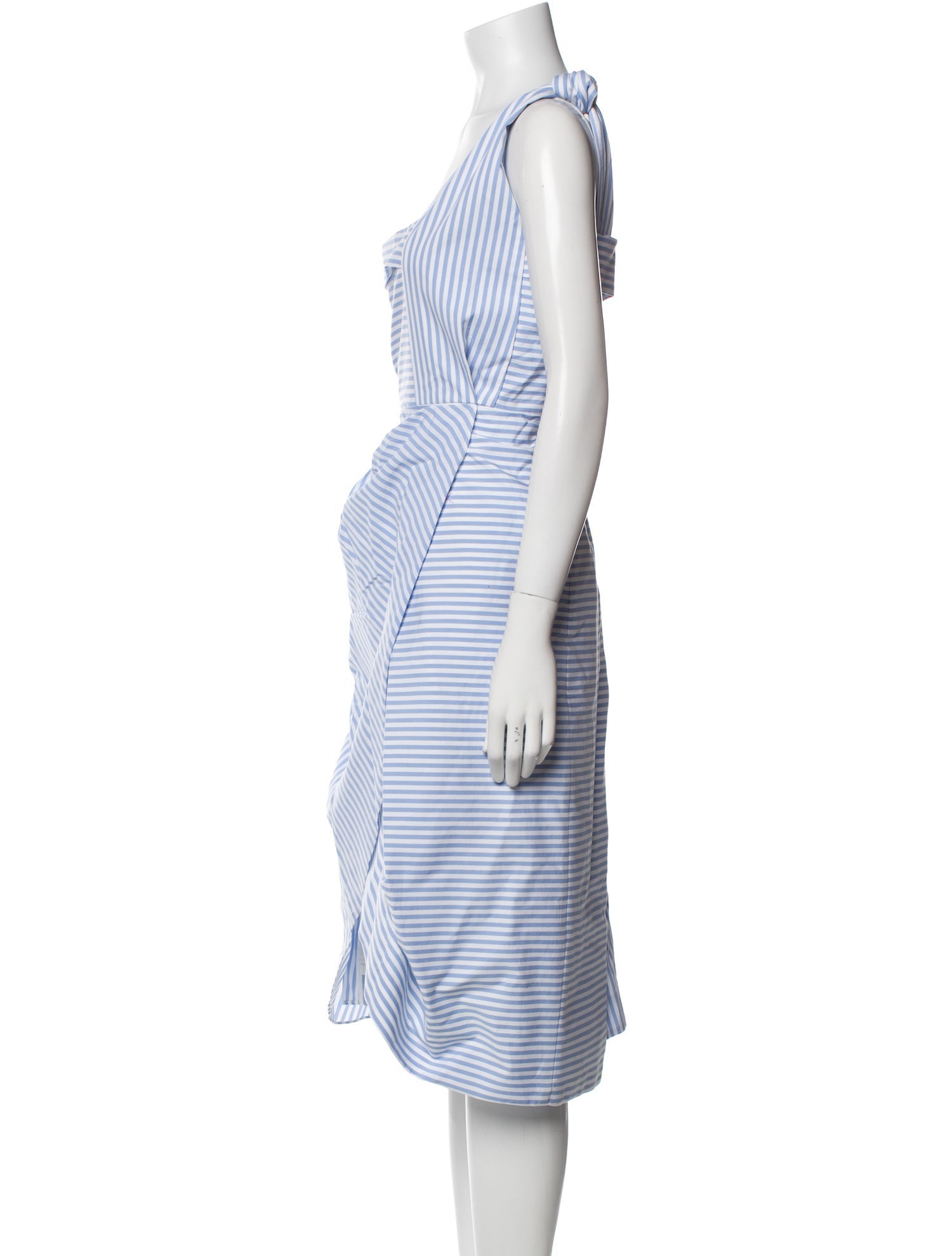 J.W. Anderson Striped Midi Length Dress