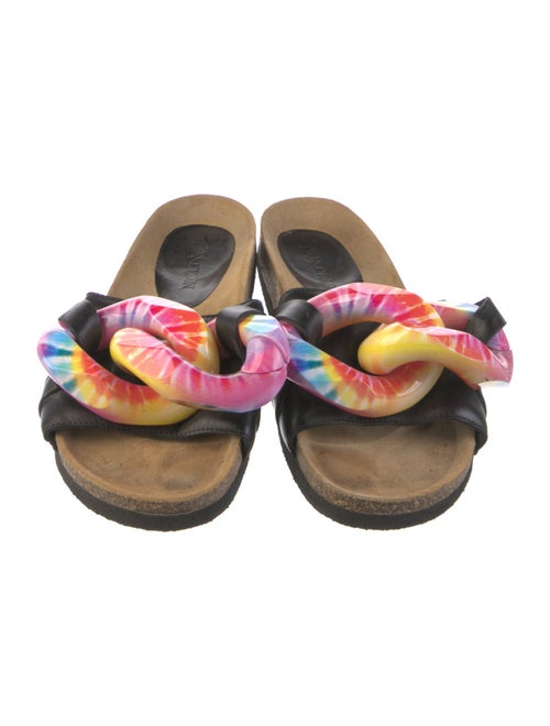 J.W. Anderson Leather Printed Slides