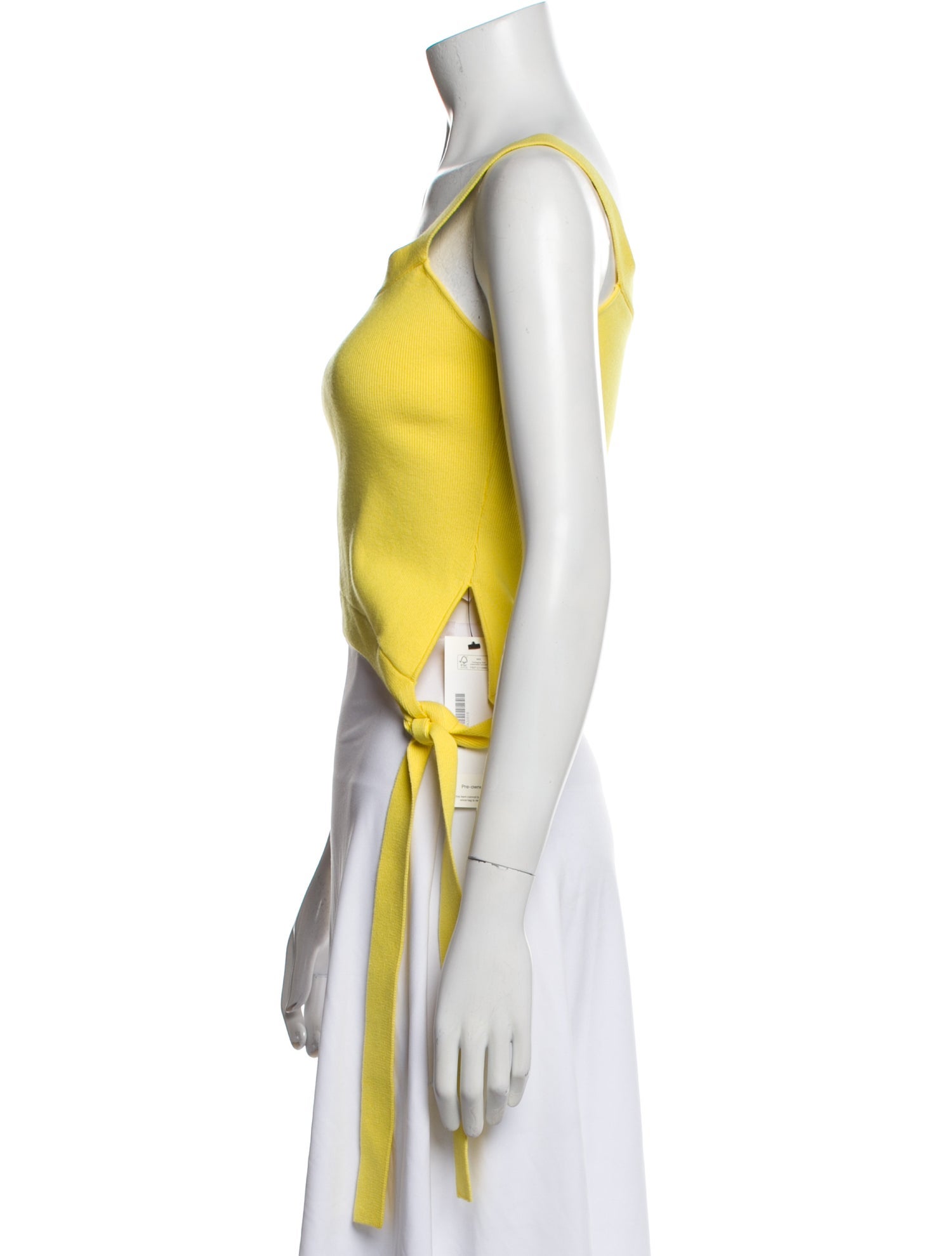 J.W. Anderson One-Shoulder Sleeveless Crop Top