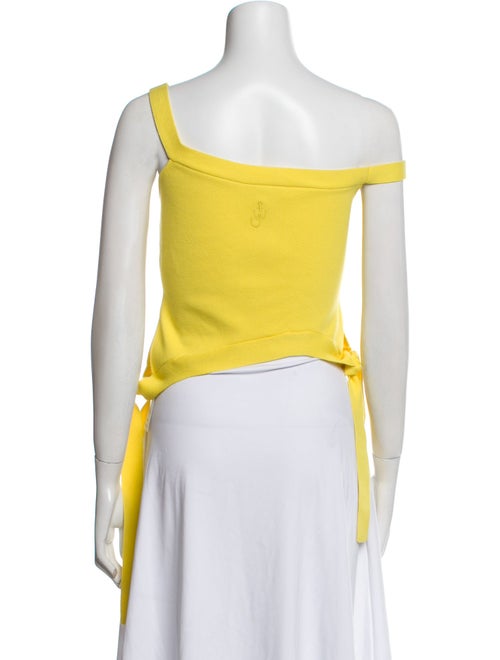 J.W. Anderson One-Shoulder Sleeveless Crop Top