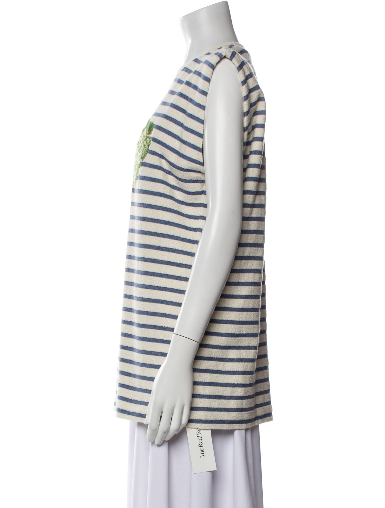 J.W. Anderson Striped Crew Neck T-Shirt