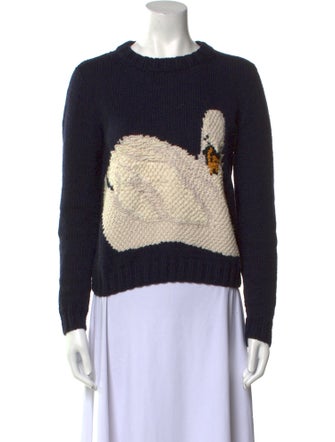 J.W. Anderson Wool Graphic Print Sweater