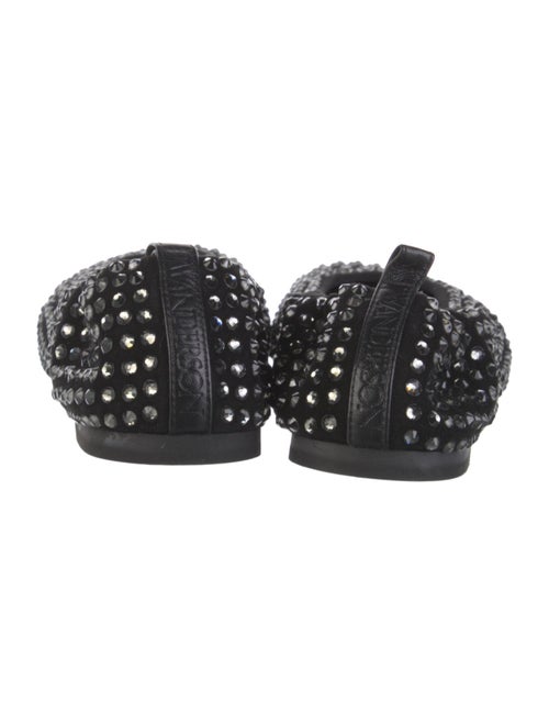J.W. Anderson Suede Crystal Embellishments Flats