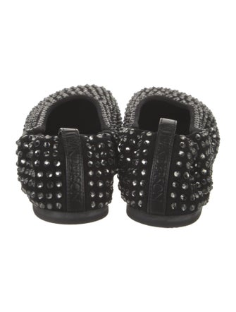 J.W. Anderson Suede Crystal Embellishments Ballet Flats