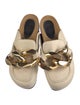 J.W. Anderson Leather Chain-Link Accents Slides