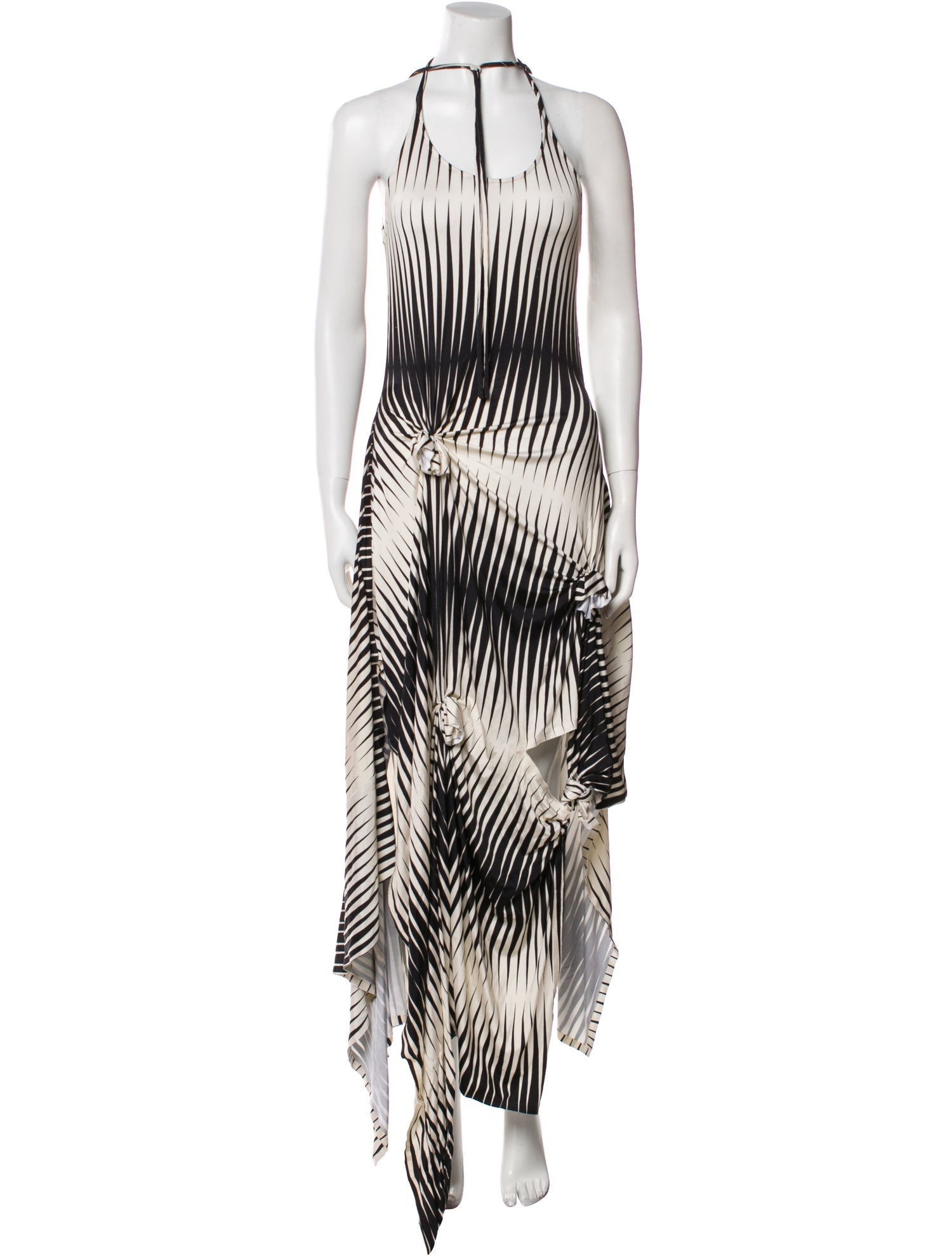 J.W. Anderson Striped Long Dress