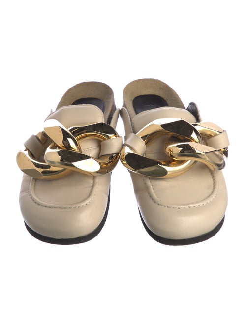 J.W. Anderson Leather Chain-Link Accents Mules