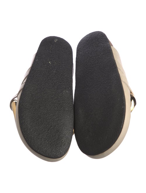 J.W. Anderson Leather Chain-Link Accents Mules