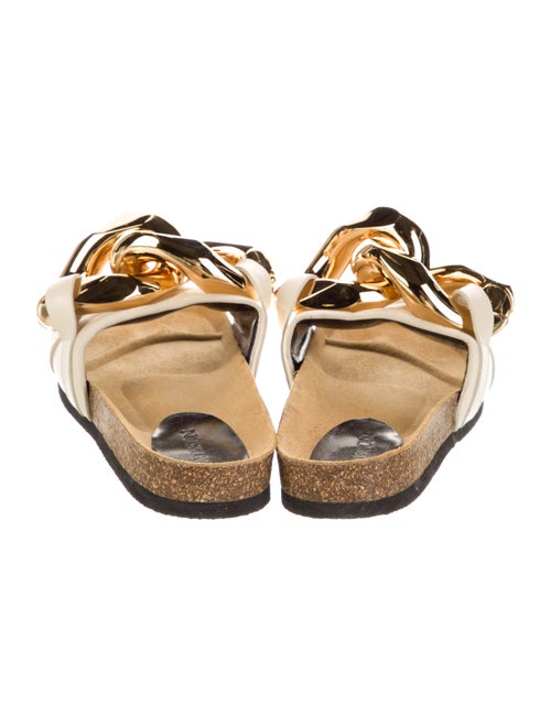 J.W. Anderson Leather Colorblock Pattern Slides