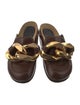 J.W. Anderson Leather Chain-Link Accents Mules