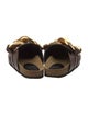 J.W. Anderson Leather Chain-Link Accents Mules