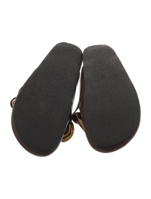 J.W. Anderson Leather Chain-Link Accents Mules