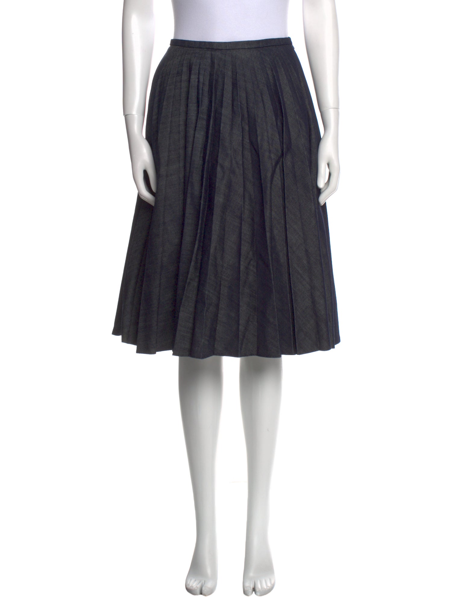 J.W. Anderson Pleated Accents Knee-Length Skirt