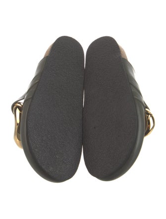 J.W. Anderson Leather Chain-Link Accents Mules