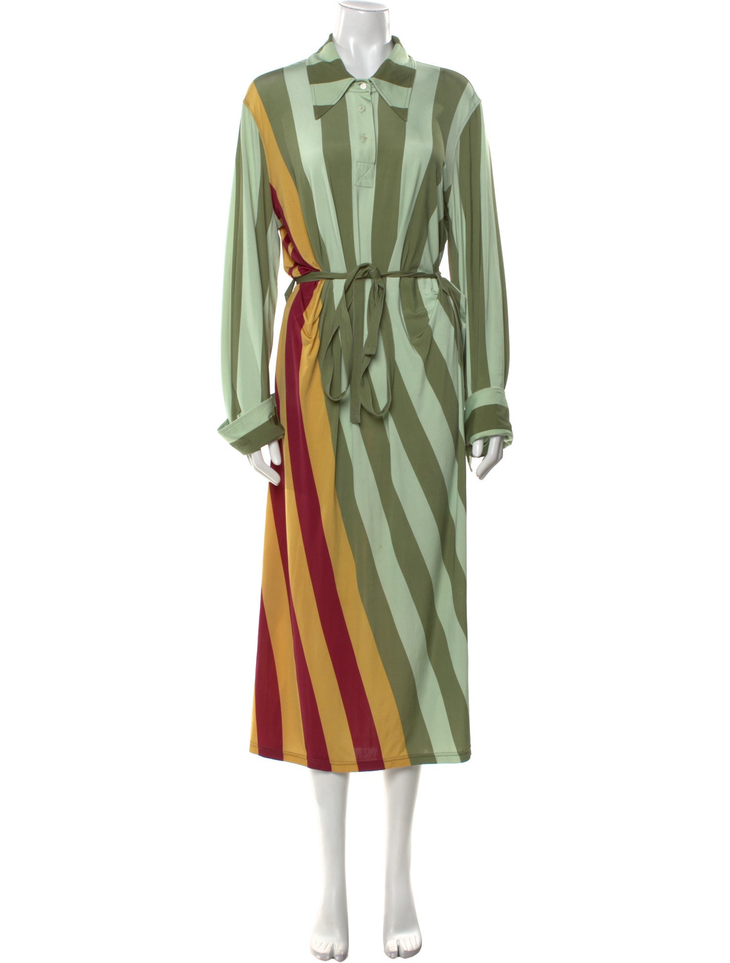 J.W. Anderson Striped Long Dress