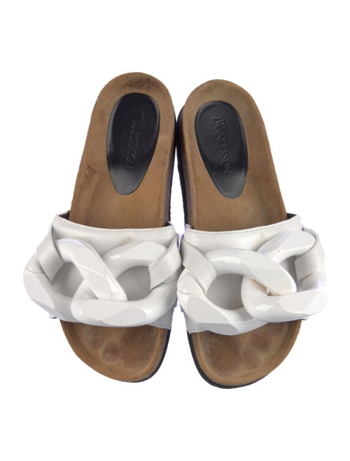J.W. Anderson Leather Printed Slides