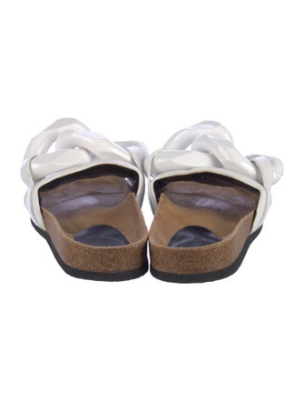 J.W. Anderson Leather Printed Slides