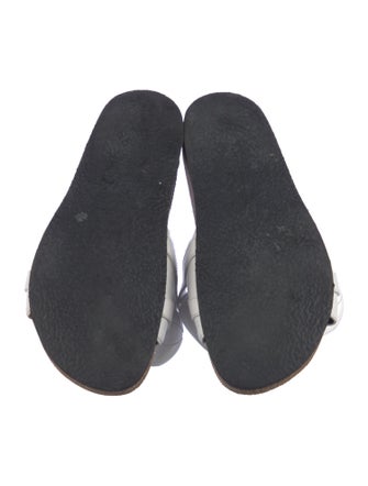 J.W. Anderson Leather Printed Slides