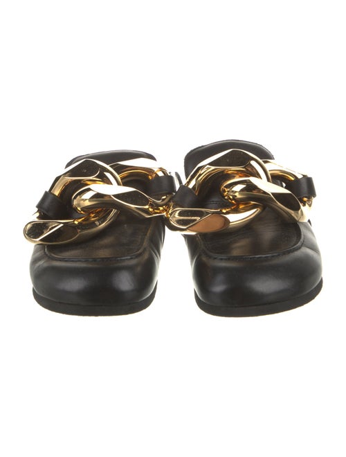 J.W. Anderson Leather Chain-Link Accents Espadrilles