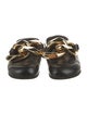 J.W. Anderson Leather Chain-Link Accents Espadrilles