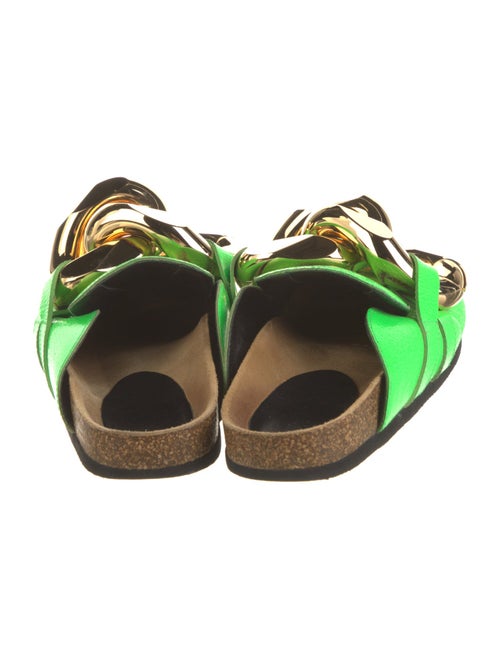 J.W. Anderson Leather Chain-Link Accents Mules