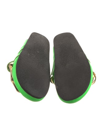 J.W. Anderson Leather Chain-Link Accents Mules